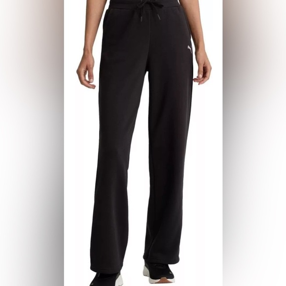 ⚡️PUMA Women's Fleece Sweat Pants  Straight Legs Sweatpants (Small) - Picture 1 of 3